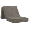 vidaXL F&auml;llbar Soffbed 90 x 67 x 45 cm Ljusgr&aring;
