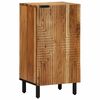 vidaXL Sideboard med hylla Brun 40 x 33,5 x 75 cm Massivt mangotr&auml;