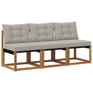 vidaXL 3 Stycke Utomhus Mellansoffa
