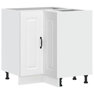 vidaXL H&ouml;rnb&auml;nksk&aring;p till k&ouml;ket Kalmar vit konstruerat tr&auml;