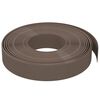 vidaXL Rabattkant brun 5 st 10 m 10 cm polyeten