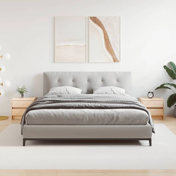 vidaXL Sängbord 2 st 40x31x35,5 cm massiv furu