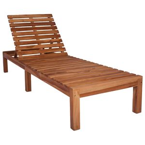 vidaXL Sols&auml;ng massiv teak