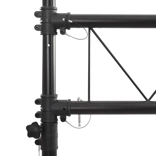 vidaXL Ljusstativ portabelt med 2 stativ 3 m