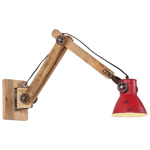 vidaXL V&auml;gglampa 25 W n&ouml;tt r&ouml;d 96x15x20 cm E27