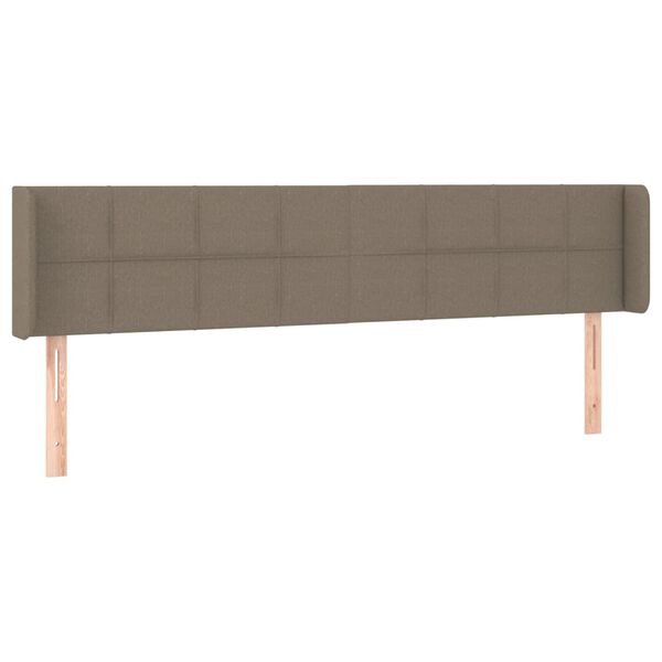 vidaXL S&auml;nggavel LED taupe 183x16x78/88 cm tyg