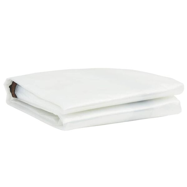 vidaXL Genomskinlig presenning med &ouml;ljetter 2x2 m polyeten