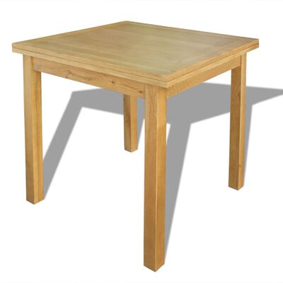 vidaXL Förlängningsbart bord ek 170x85x75 cm