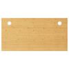 vidaXL Bordsskiva 100x50x4 cm bambu