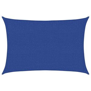 vidaXL Solsegel 160 g/m&sup2; bl&aring; 2x2,5 m HDPE