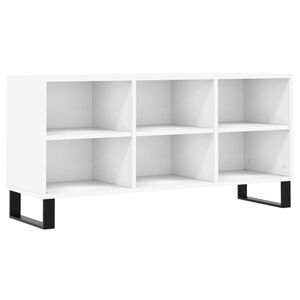 vidaXL Tv-b&auml;nk vit 103,5x30x50 cm konstruerat tr&auml;