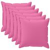 vidaXL Kudde med kudde HOUTEN 6 st Rosa Polyester