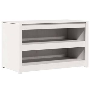 vidaXL K&ouml;kssk&aring;p MEPPEL Vit 106 x 55 x 64 cm Massiv furu