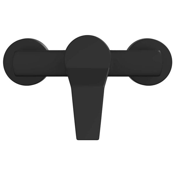 vidaXL Duschblandare Svart G 1 / 2 tum M&auml;ssing