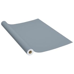 vidaXL Dekorplast gr&aring; 500x90 cm PVC