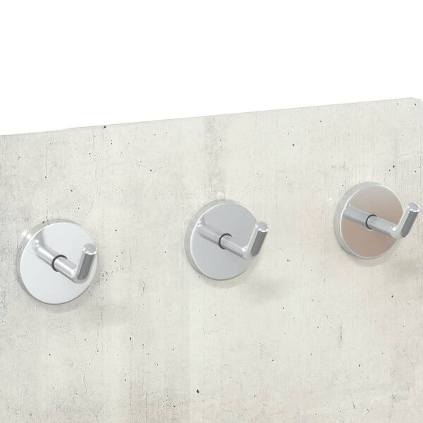 vidaXL V&auml;ggmonterad kl&auml;dh&auml;ngare 40x25 cm h&auml;rdat glas sten