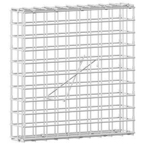 vidaXL Gabion med 5 mm tr&aring;d och 5x5 cm n&auml;t 50x10x50 cm