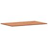 vidaXL Bordsskiva 100x60x1,5 cm rektangulär massivt bokträ