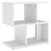 vidaXL Sidosk&aring;p vit 50x30x51,5 cm konstruerat tr&auml;