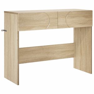 vidaXL Konsolbord Sonoma-ek 96,5 x 38 x 75 cm Konstruerat tr&auml;