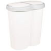 vidaXL Soptunna Vit 48 x 30 x 51 cm PP