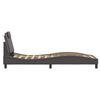 vidaXL Bed Frame "Viana" without Mattress Grey 90x200 cm Faux Leather