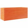 vidaXL Odlingsl&aring;da vaxbrun 110x40x45,5 cm massiv furu