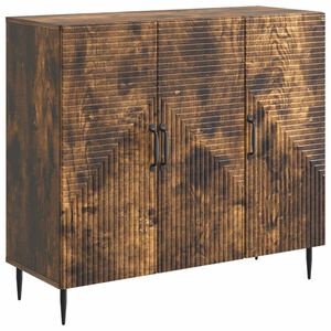 vidaXL Sideboard R&ouml;kt ek 89 x 34,5 x 80 cm Konstruerat tr&auml;