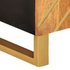 vidaXL Tv-bänk brun och svart 105x33,5x46 cm massivt mangoträ