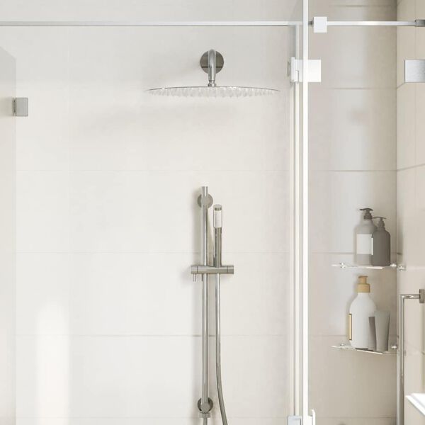 vidaXL Regnduschhuvud rostfritt stål 304 40 cm runt