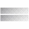 vidaXL Trappsteg 2 st 90 x 20 cm Silver Aluminium Rektangul&auml;r