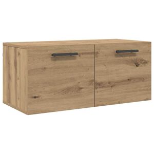 vidaXL V&auml;ggsk&aring;p artisan ek 80 x 36.5 x 35 cm Konstruerat tr&auml;
