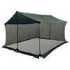 vidaXL Campingtarp med n&auml;tv&auml;ggar Arm&eacute;gr&ouml;n 340 x 260 x 220 cm