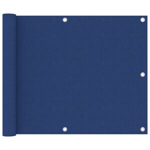 vidaXL Balkongsk&auml;rm bl&aring; 75x300 cm oxfordtyg