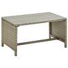 vidaXL Soffbord beige 70x40x38 cm konstrotting