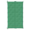vidaXL B&auml;nkdyna f&ouml;r tr&auml;dg&aring;rden gr&ouml;n 180x(50+50)x7 cm oxfordtyg