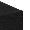 vidaXL Sideboard med l&aring;da Svart Ek 30 x 42,5 x 93 cm