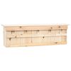 vidaXL Sparvholk med 5 kammare 68x15x21 cm grantr&auml;