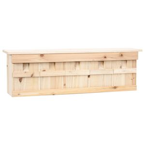 vidaXL Sparvholk med 5 kammare 68x15x21 cm grantr&auml;