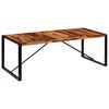 vidaXL Matbord 220x100x75 cm massivt sheshamtr&auml;