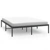 vidaXL S&auml;ngram metall svart 140x190 cm