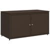 vidaXL Tr&auml;dg&aring;rdssk&aring;p brun 110x55x60,5 cm konstrotting