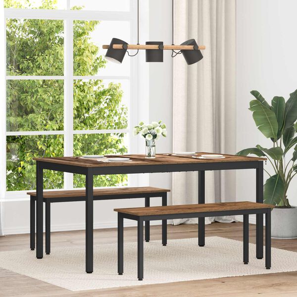 vidaXL Matbord METALL