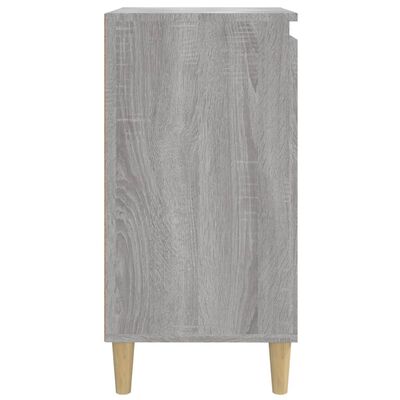 vidaXL Sängbord grå sonoma 40x35x70 cm konstruerat trä