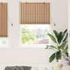 vidaXL Rullgardin med gardiner Natur 120 x 220 cm Bambu