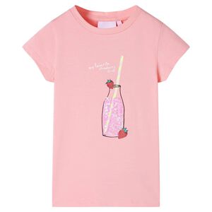 T-shirt f&ouml;r barn rosa 116