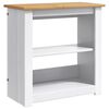 vidaXL Aquariumst&auml;ll PANAMA Vit och brun 60 x 30 x 60 cm 150 kg