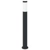 vidaXL Pollare 80 cm rostfritt st&aring;l IP44