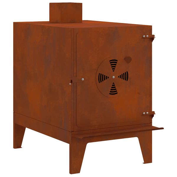 vidaXL Campingspis 35x50x60 cm r&ouml;sttr&ouml;gt st&aring;l