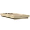 vidaXL Sängram sonoma-ek 100x200 cm konstruerad trä